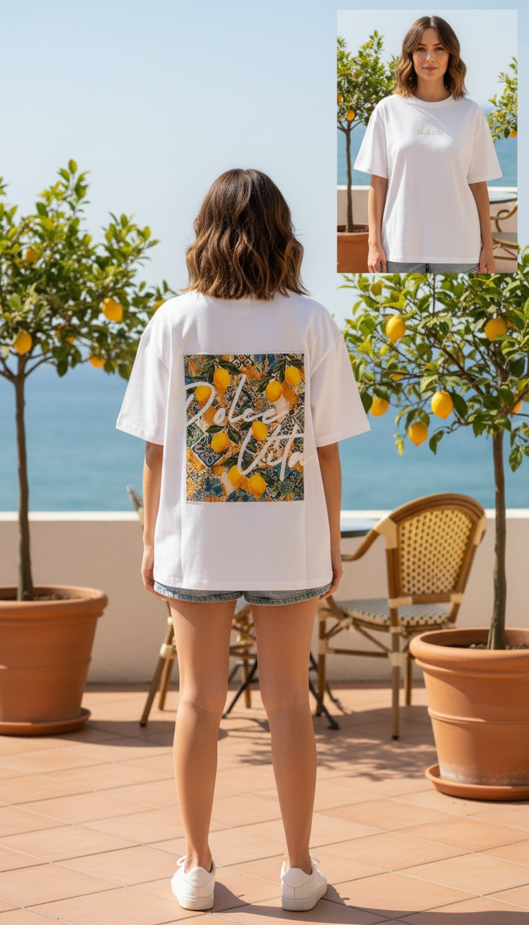 Oversize Off White Dolce Vita T Shirt