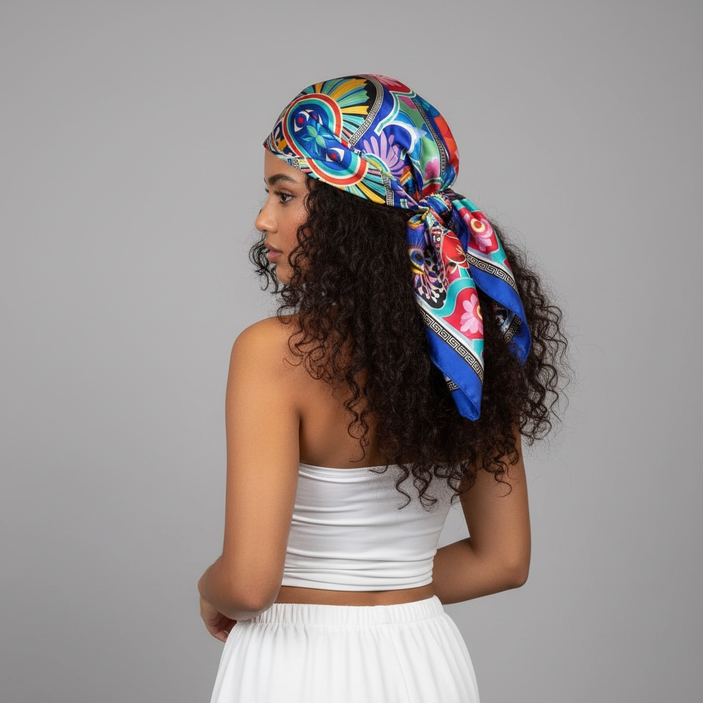 Royal Mosaic Heritage Scarf - 70cm x 70cm