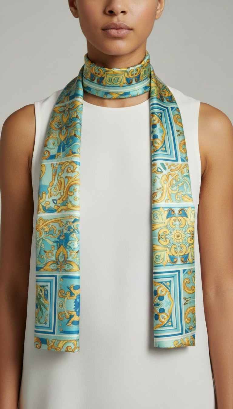 Royal Breeze Scarf - 150cm x 25cm