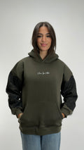 Black Lace Oversize Hoodie