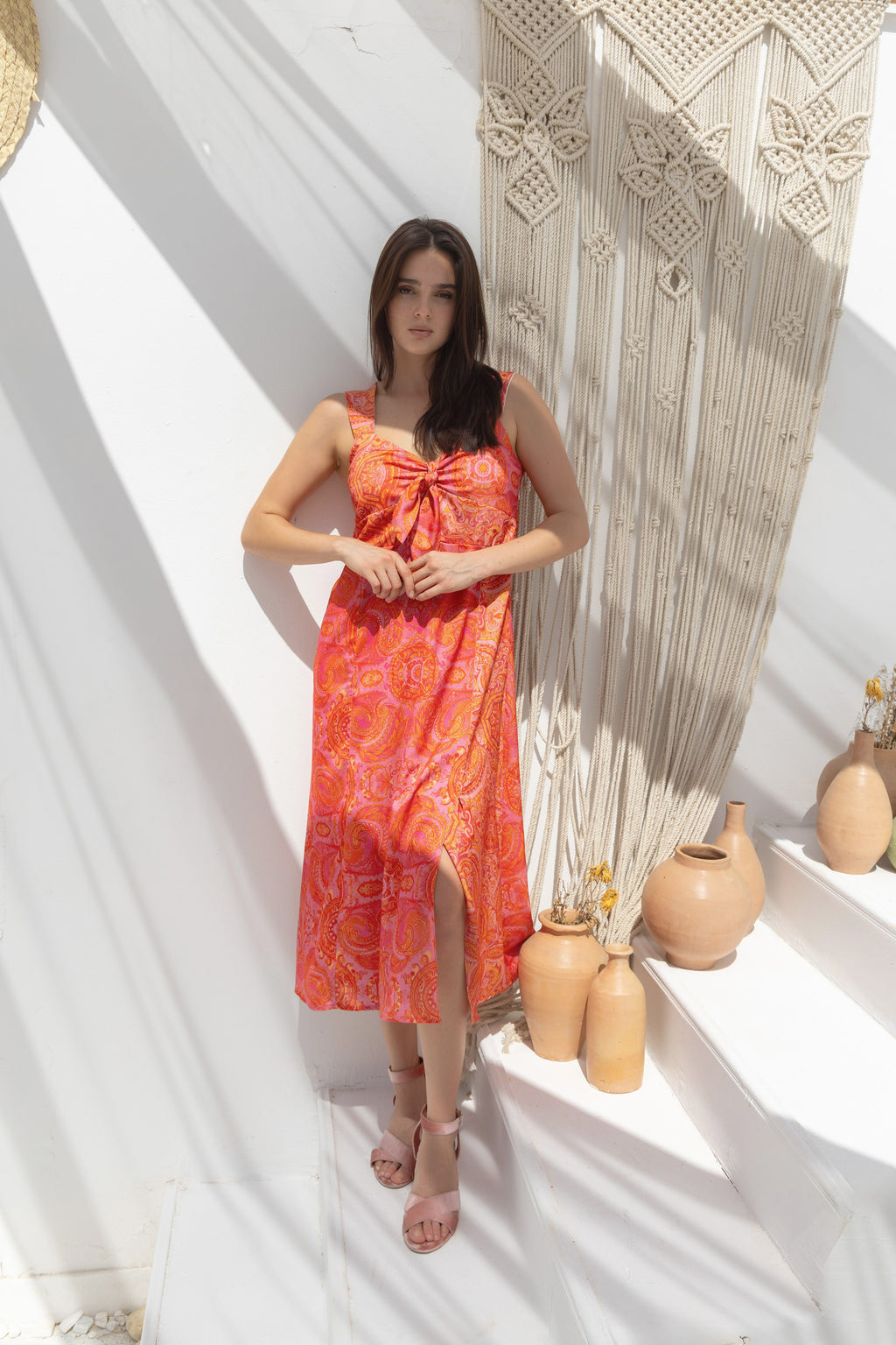 Sicilia Satin Dress