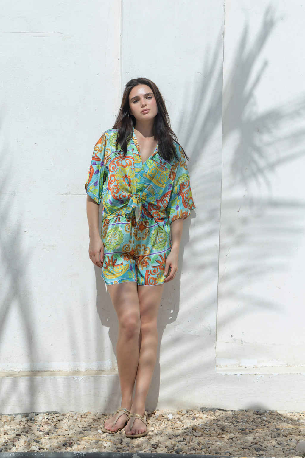 Azure Majolica Blouse