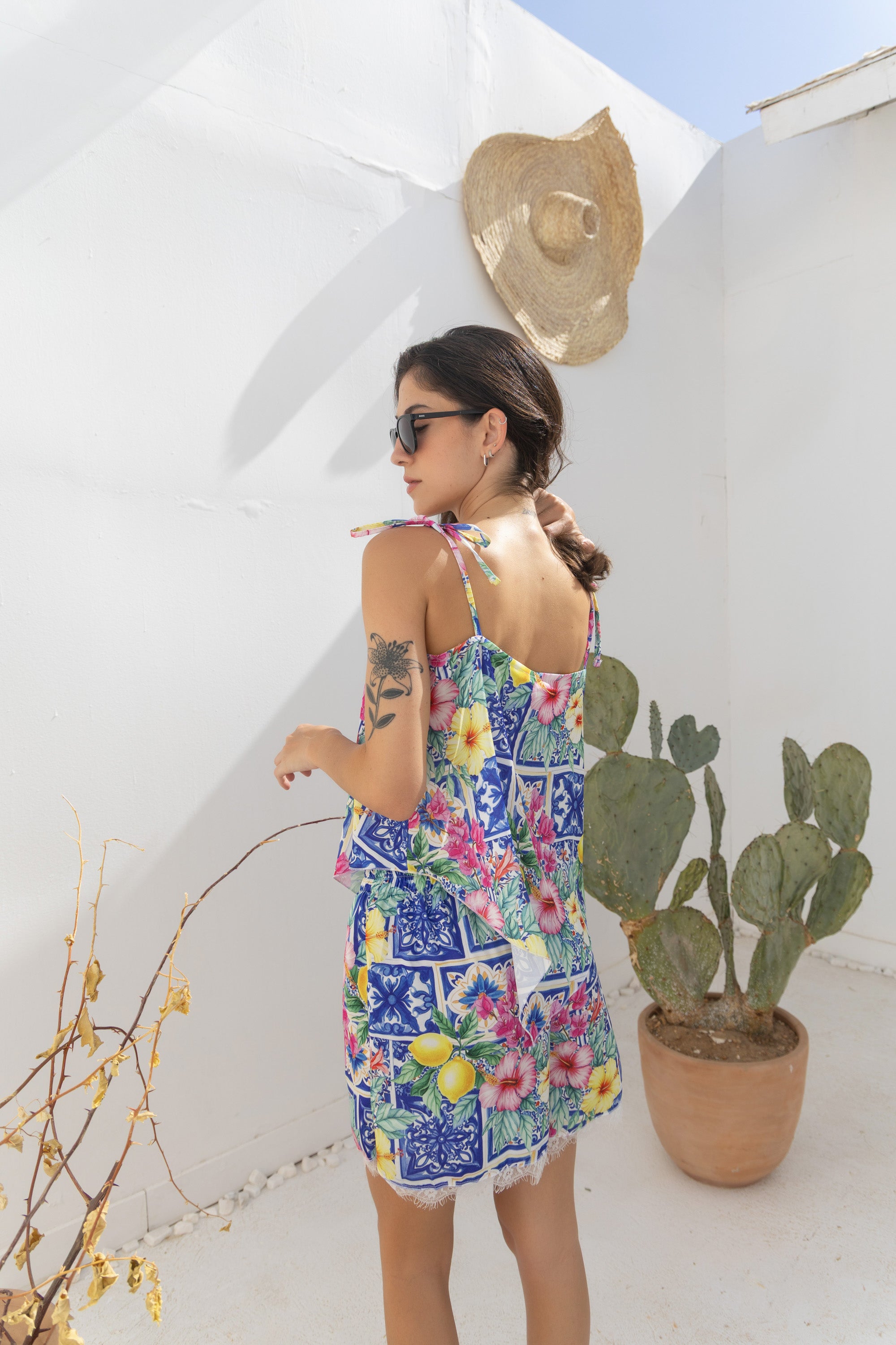 Floral Lemon Breeze Cami Top