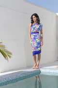 Floral Lemon Breeze Beach Cover
