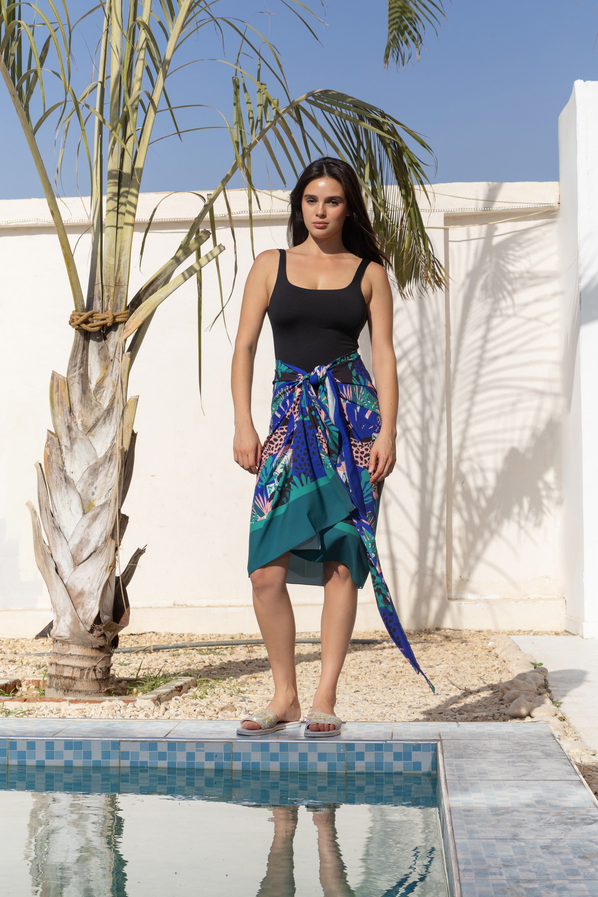 Wild Leopard Jungle Multi-wear Beach Cover