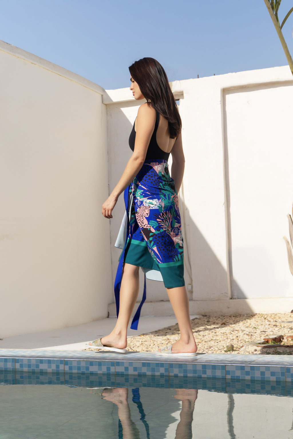 Wild Leopard Jungle Multi-wear Beach Cover