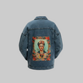 FK Embroidered Denim Jacket Oversize