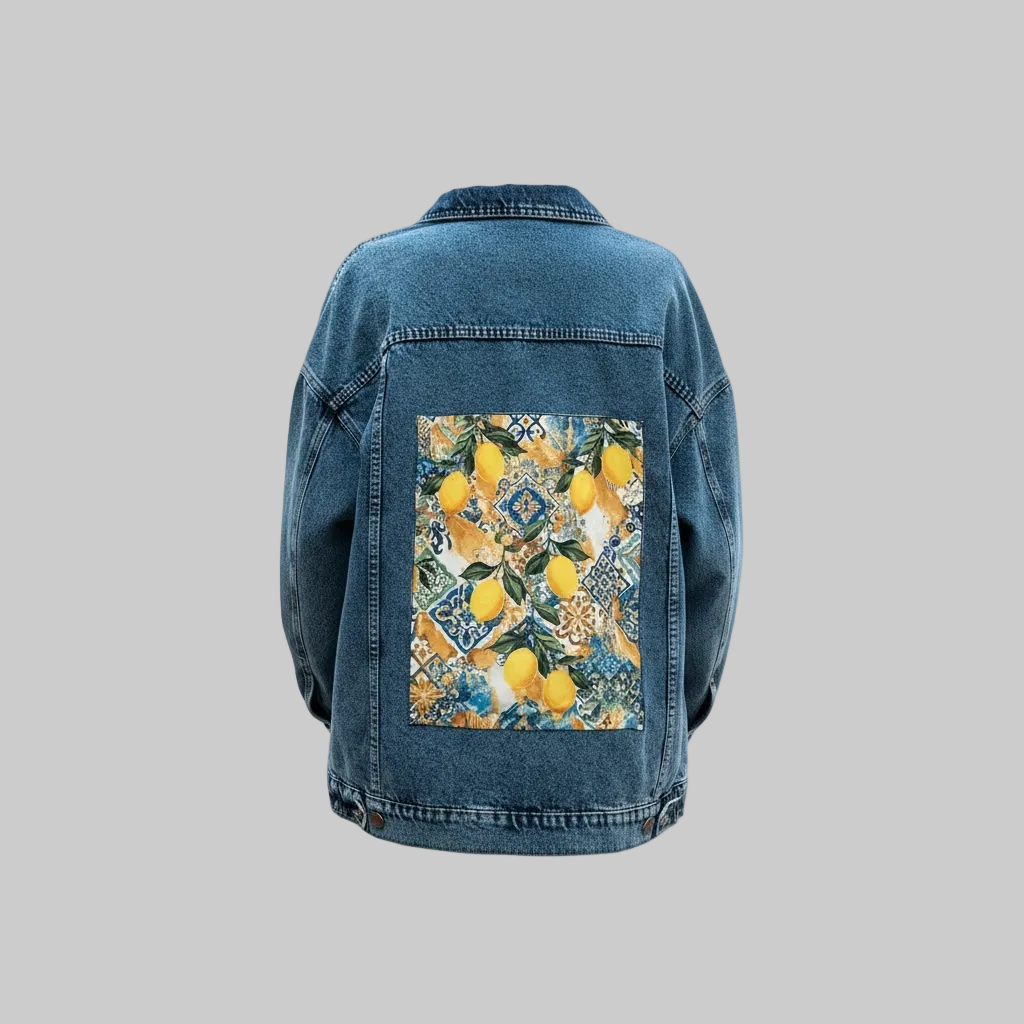 Dolce Lemon Denim Jacket Oversize