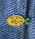 Easy Peasy Lemon Squeezy Brooch Enamel Pin