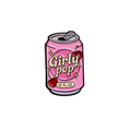 Girly Pop Cherry Soda Can Brooch Enamel Pin
