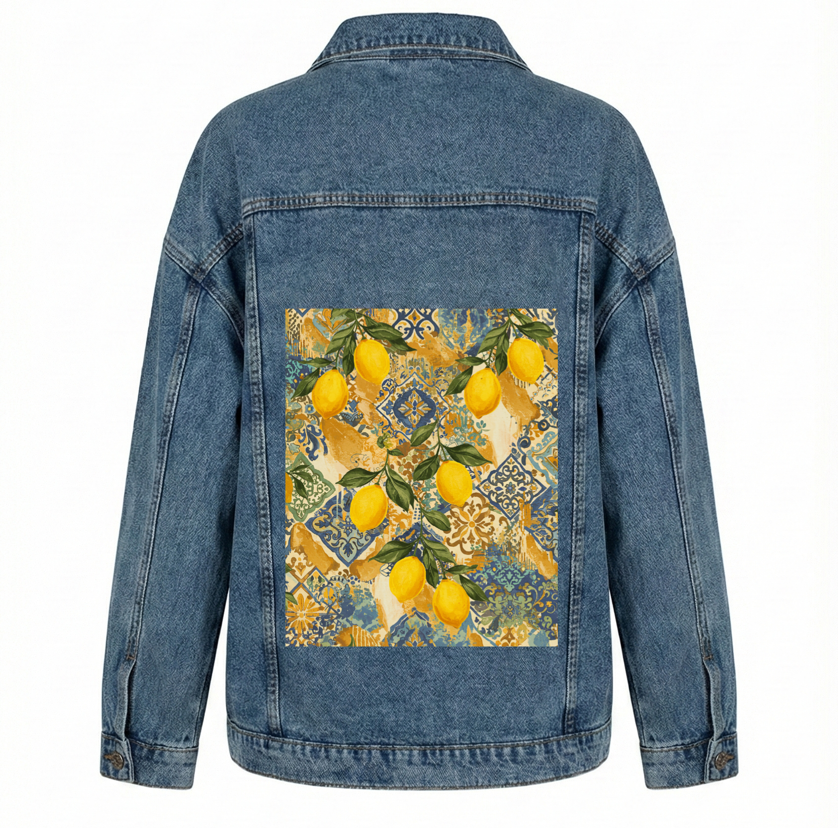 Dolce Lemon Denim Jacket Oversize