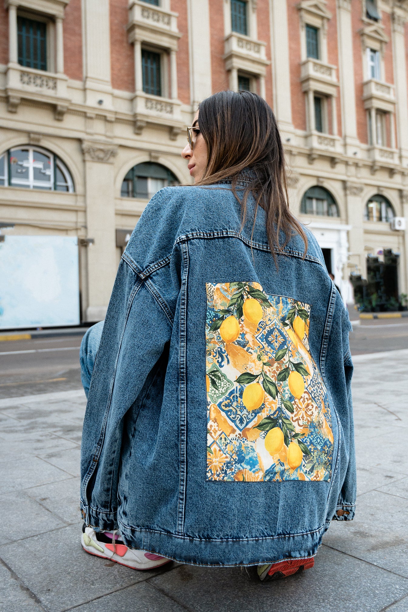 Dolce Lemon Denim Jacket Oversize