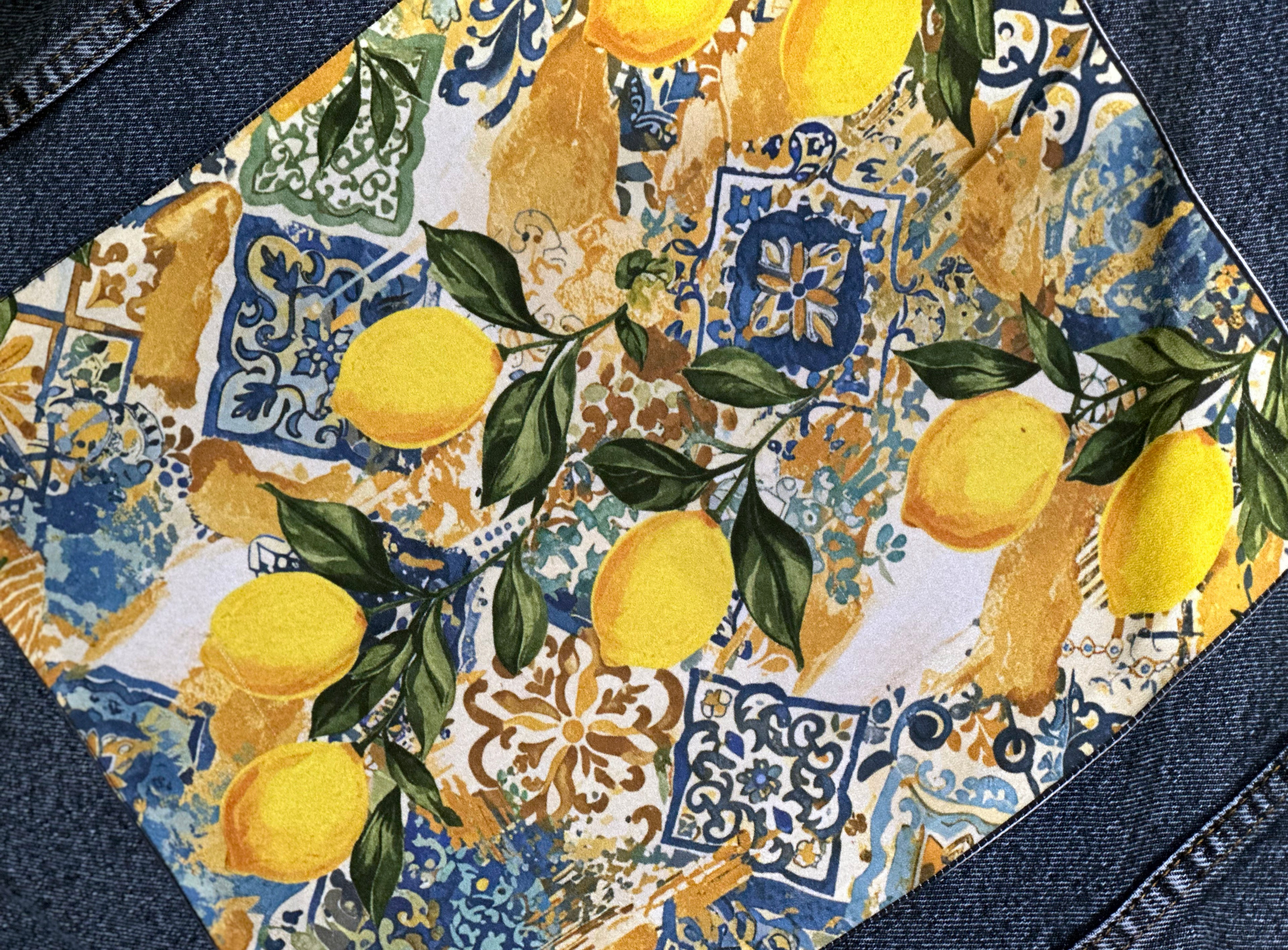 Dolce Lemon Denim Jacket Oversize